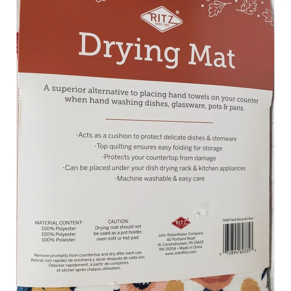 Printed Microfiber Drying Mat (14